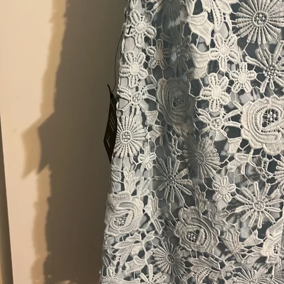 Lulus light blue lacy dress, size medium.  Assuming NWT.  See description. - Picture 5 of 8